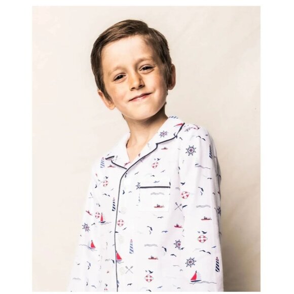 Childrens Petite Plume Nautical Print Pajama Set Size 6 - Picture 12 of 13